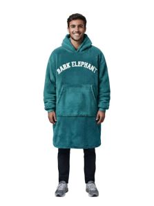 Batamanta oversize Dark Elephant en color azul turquesa