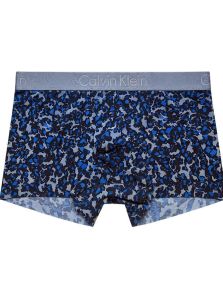 Bóxer Calvin Klein de microfibra con estampado de camuflaje azul