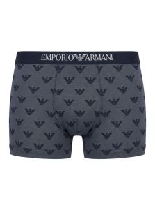 Bóxer Emporio Armani azul con ajuste anatómico y tejido elástico suave