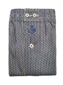 Bóxer Guasch de tela para hombre en gris con topitos