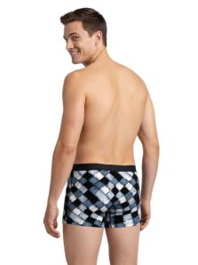 Bóxer hombre geométrico modelo espalda ajuste ergonómico