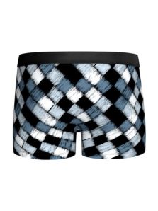 Bóxer hombre estampado geométrico vista trasera ajuste cómodo