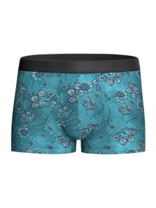 Boxer I AM (Impetus) de Lyocell con estampado floral verde-agua