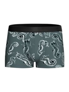 Boxer I AM (Impetus) de Lyocell con estampado de caballitos de mar