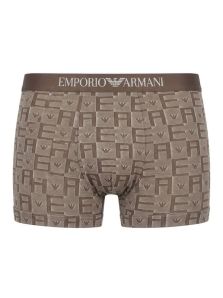 Calzoncillo bóxer Emporio Armani de microfibra beige arena para hombre