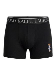 Boxer Hombre Polo Ralph Lauren Negro con Bordado Bear