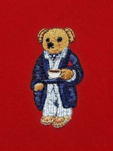 boxer hombre rojo cereza Ralph Lauren con banda elástica ancha y branding visible