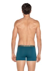 Boxer hombre Punto Blanco algodón gris ropa interior cómoda
