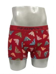 Boxer Emporio Armani de microfibra rojo cereza premium