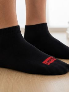 Pack de 3 pares de calcetines tobilleros de Levi´s en negro
