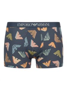 Calzoncillo bóxer Emporio Armani azul plomo para hombre ideal como regalo elegante y moderno