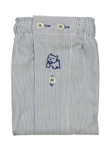 Calzoncillo Kiff Kiff hombre algodón popelín mil rayas azul