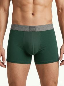 Bóxer de pierna media Jan Men Microline, material elástico de secado rápido ideal para uso diario y deporte.