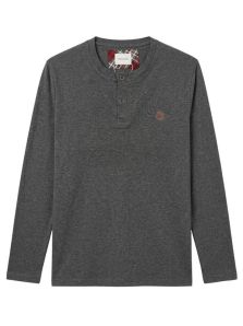 Camiseta gris marengo del pijama Giulio Mistral de hombre en algodón