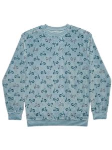 Camiseta de pijama Guasch con estampado de motos en micro polar