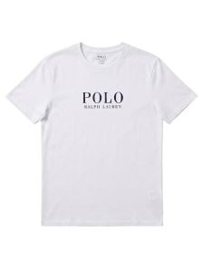 Camiseta blanca Polo Ralph Lauren con logo marino | Algodón 100%