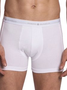 detalle tejido calzoncillos blancos algodón hombre Punto Blanco