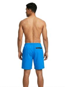Bañador azul Puma confeccionado en tejido suave tipo deportivo de alta calidad.