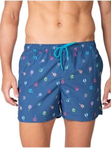 detalle bolsillos laterales bañador hombre Massana microestampado