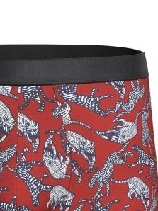 boxer hombre estampado felinos vista trasera diseño moderno