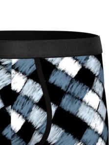Detalle bóxer Lyocell hombre estampado geométrico suave transpirable