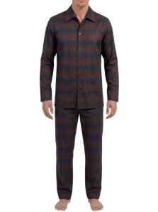 Modelo para hombre del pijama de alta calidad en tonos burdeos y marino.