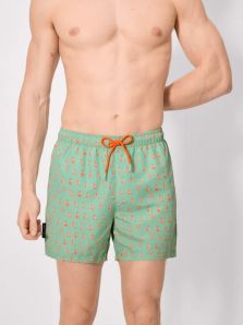 detalle estampado de flamencos en bañador hombre Ysabel Mora