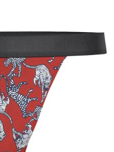 tanga masculino estampado felinos vista trasera diseño moderno