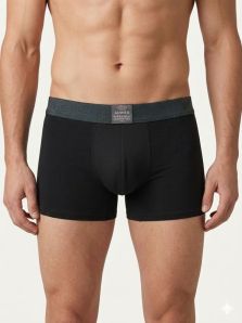 Ropa interior masculina Jan Men: pack dúo de calzoncillos ergonómicos en microfibra premium verde y negra.