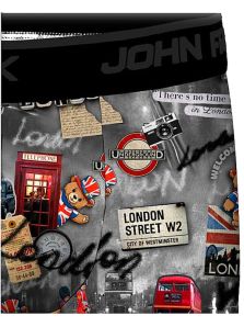 Regalo perfecto: bóxer John Frank inspirado en Londres icónico.