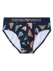 Slip azul marino Emporio Armani para hombre ideal como regalo premium y ropa interior elegante