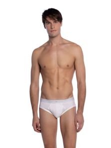 Pack de slips blancos clásicos hombre Punto Blanco Basix cómodos y transpirables Pack 3 slips blanco con diseño clásico y ajuste ergonómico Basix