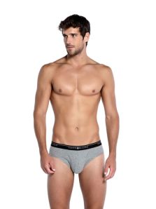 Pack 3 slips Punto Blanco Basix ropa interior hombre resistente y cómoda
