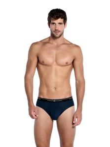 Pack de 3 slips hombre Basix algodón elástico suave y adaptable