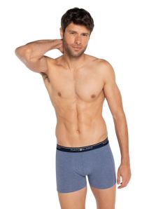 Variedad de colores en el pack de 3 calzoncillos Punto Blanco.