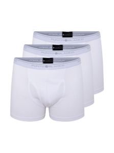 Pack Punto Blanco Boxer Basix con Abertura en blanco