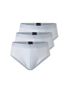 Pack 3 slips hombre Punto Blanco Basix con abertura en blanco