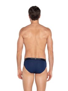 slip Punto Blanco cintura elástica hombre ajuste seguro goma con logo