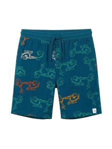 pantalón corto pijama hombre Muydemi estampado motos algodón verano