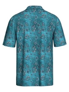 Detalle del tejido lyocell suave y transpirable en pijama de hombre I AM Impetus color verde agua