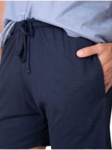 detalle tejido modal y algodón pijama hombre Massana suave y transpirable