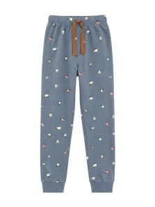 Pantalón gris de pijama hombre Dark Elephant con estampado de pequeñas ovejas
