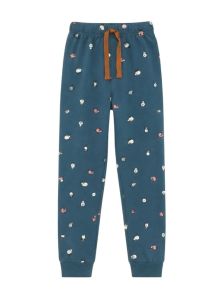 Pantalón azul turquesa de pijama hombre Dark Elephant con estampado de ovejas