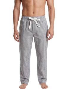 Pantalón de pijama Kiff Kiff algodón 100% popelín mil rayas gris