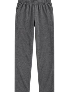 Pantalón liso gris de pijama Massana con cintura elástica