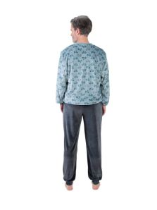 Pijama Guasch de micro polar visto por detrás