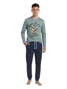 Pijama hombre Dark Elephant Born to Fly en color azul 