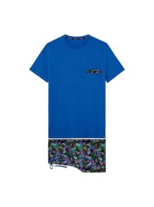 Hombre con pijama HOM Havana de algodón verano cómodo y fresco estilo tropical