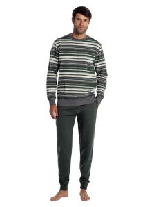 Pijama Punto Blanco Afelpado para hombre mod. Aspen