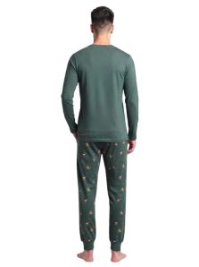Pijama largo de hombre para dormir y estar en casa